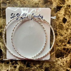 Silver hoops
